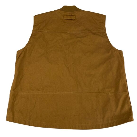 St. John's Bay Rib Collar Vest Jacket Mens XL Brown Lined Insulated Outdoors - Picture 4 of 9